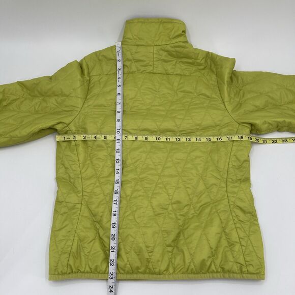 Patagonia Nano Puff Pullover Half Zip Jacket Womens Small Lime Green Style 84025 - Picture 6 of 7